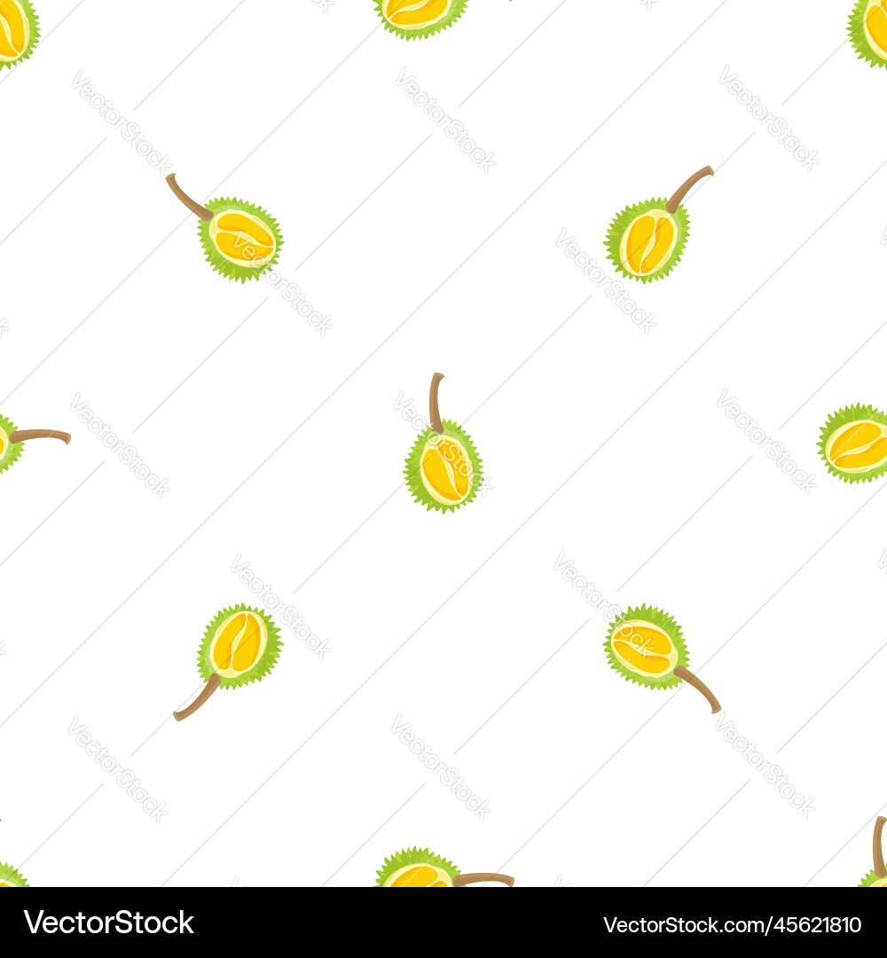 Half of durian pattern seamless Half of durian pattern seamless vector image