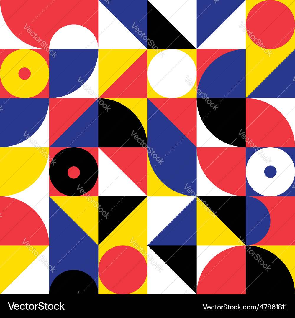 Abstract seamless pattern with geometric shapes Abstract seamless pattern with geometric shapes vector image