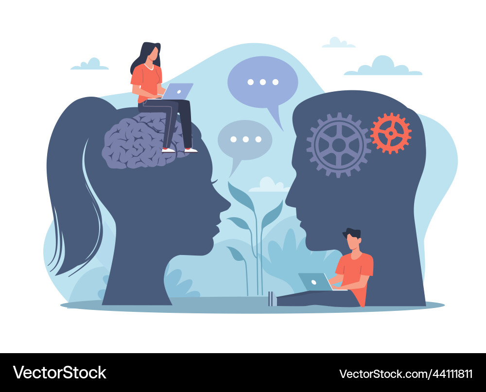Artificial Intelligence & Language Processing Artificial Intelligence & Language Processing vector image