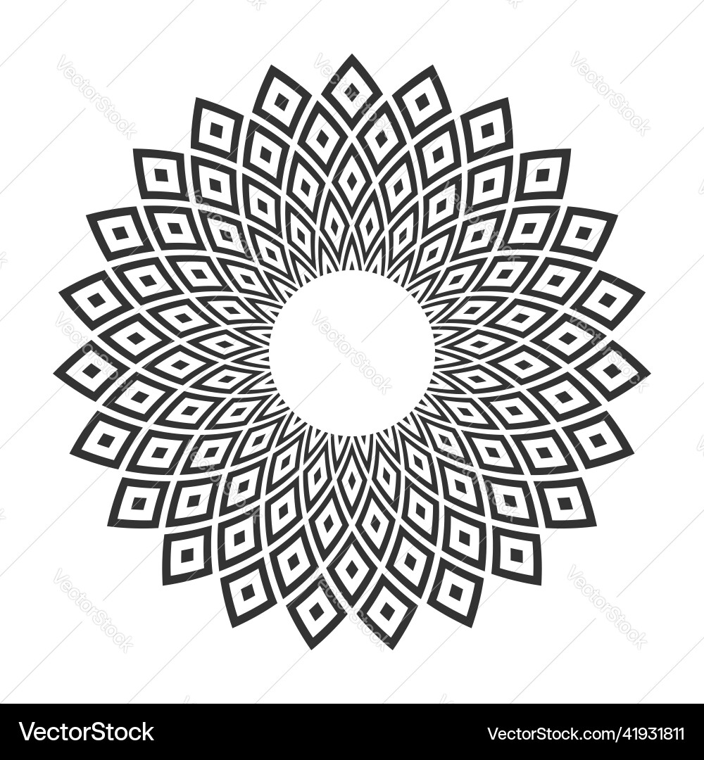 Circle pattern vector image