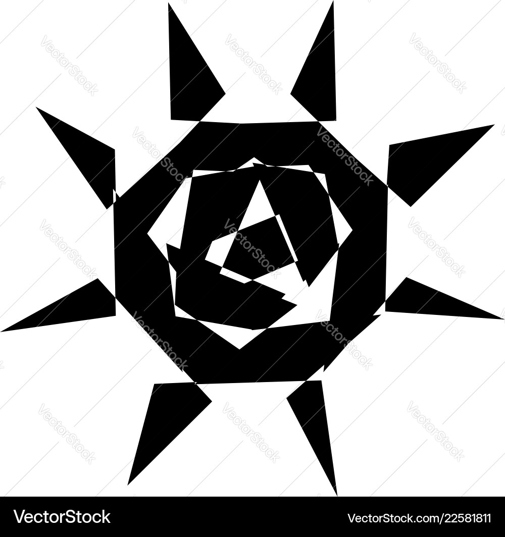 Concentric radial element radiating abstract Concentric radial element radiating abstract Vector Image