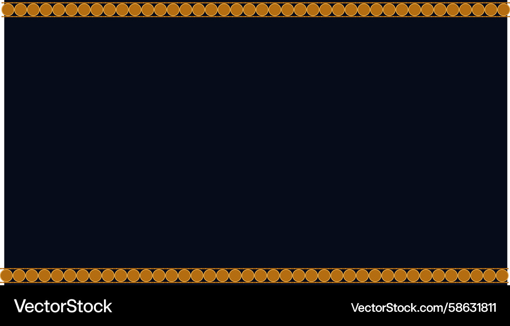 Golden Certificate Border Pattern Vector Image