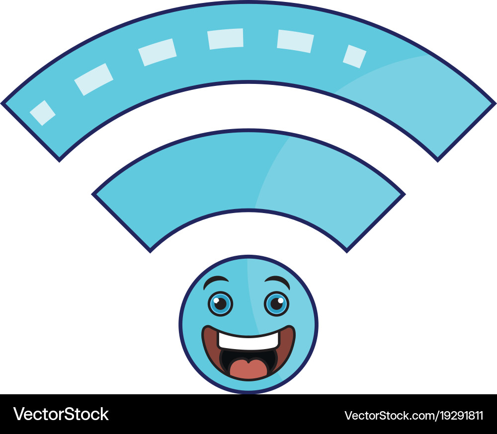 Wifi signal isolated icon Vector Image