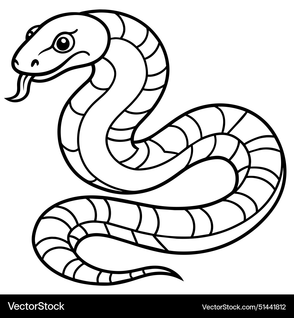 Amethystine python goes icon vector image