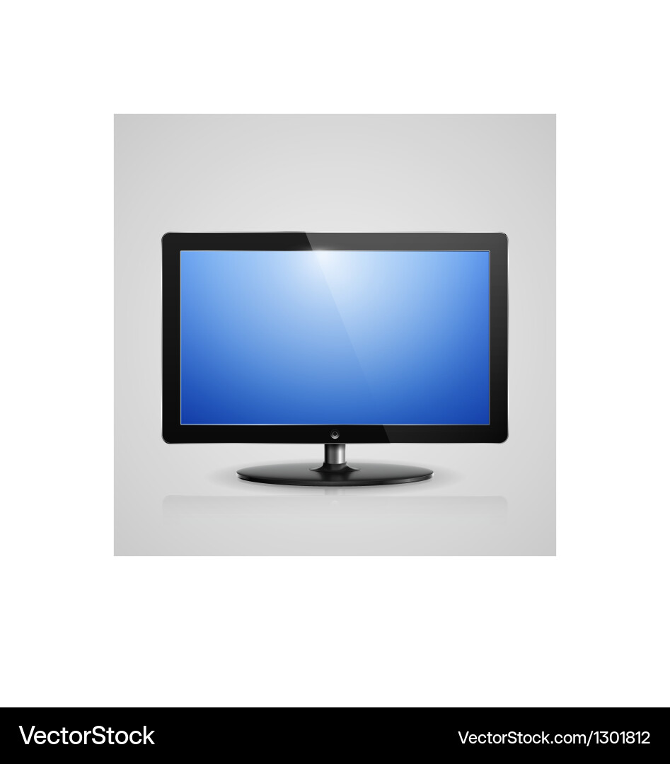 Computer Monitor Display vector image