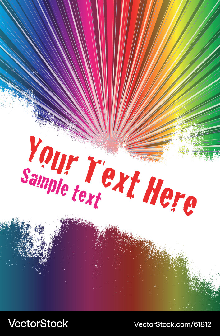 Dynamic Color Burst Background vector image
