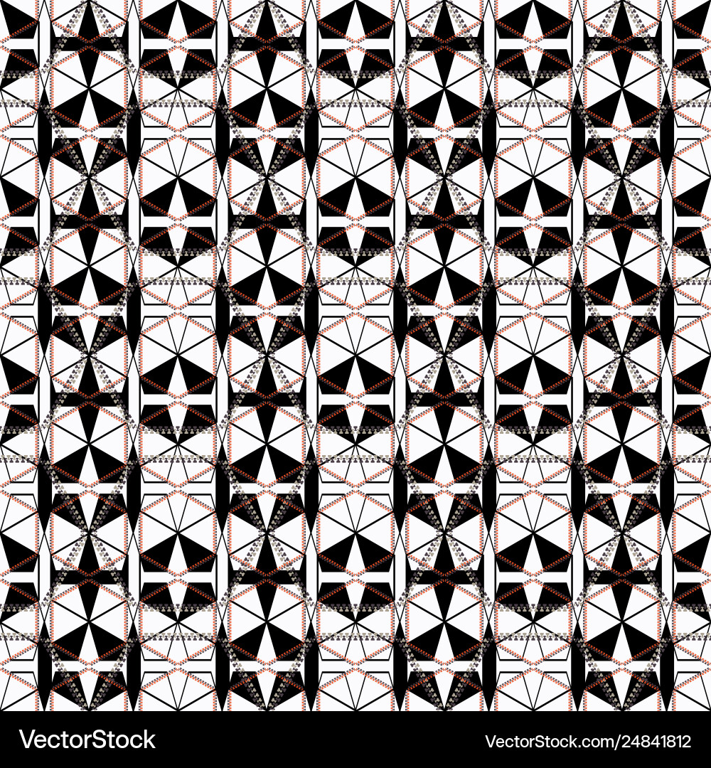 Geometric seamless repeat pattern Geometric seamless repeat pattern vector image