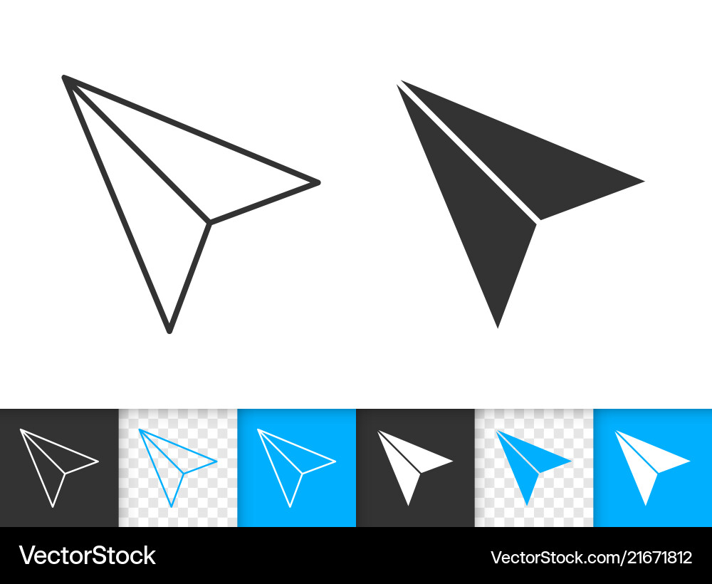 Mouse cursor simple black line icon Mouse cursor simple black line icon vector image