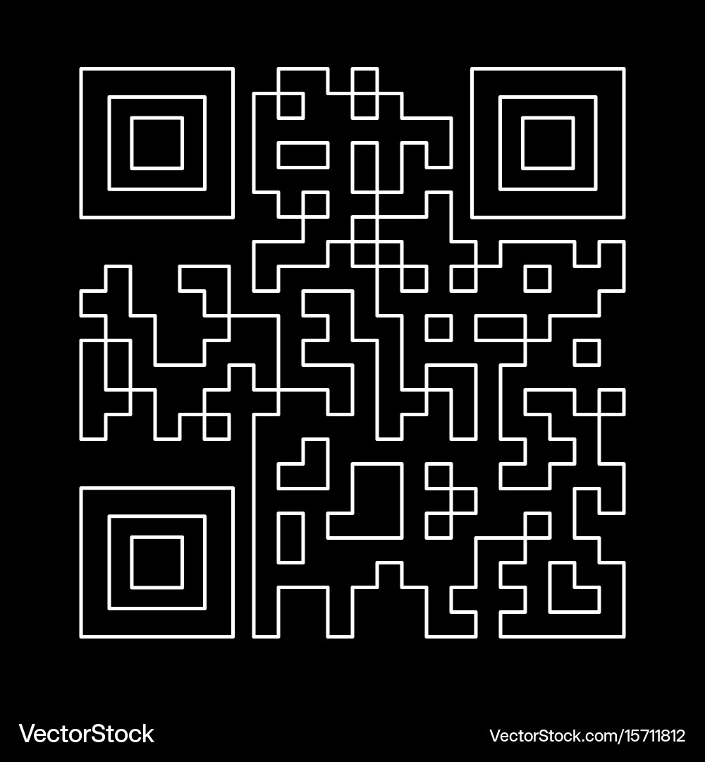QR Code Scanner Icon Vector Image