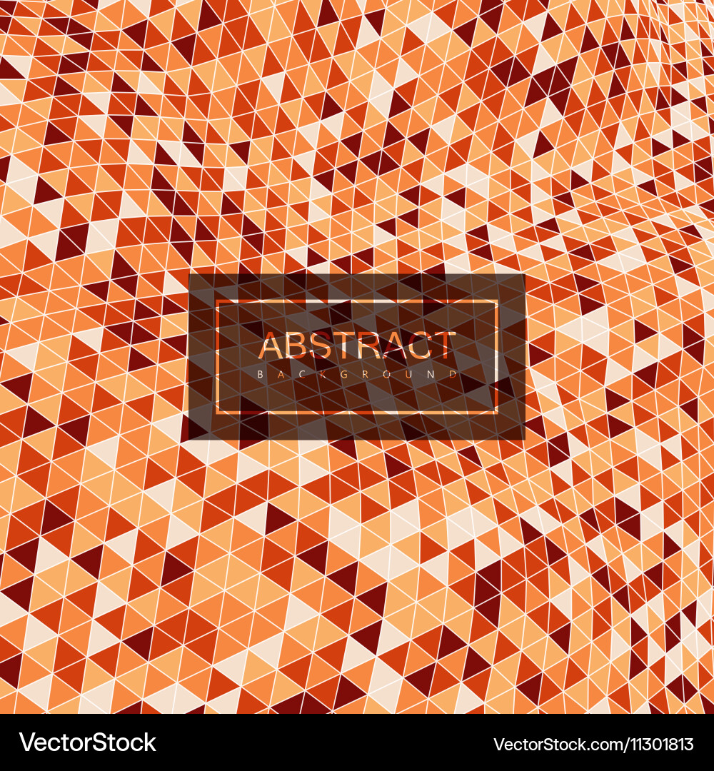 Abstract polygonal distorted background vector image