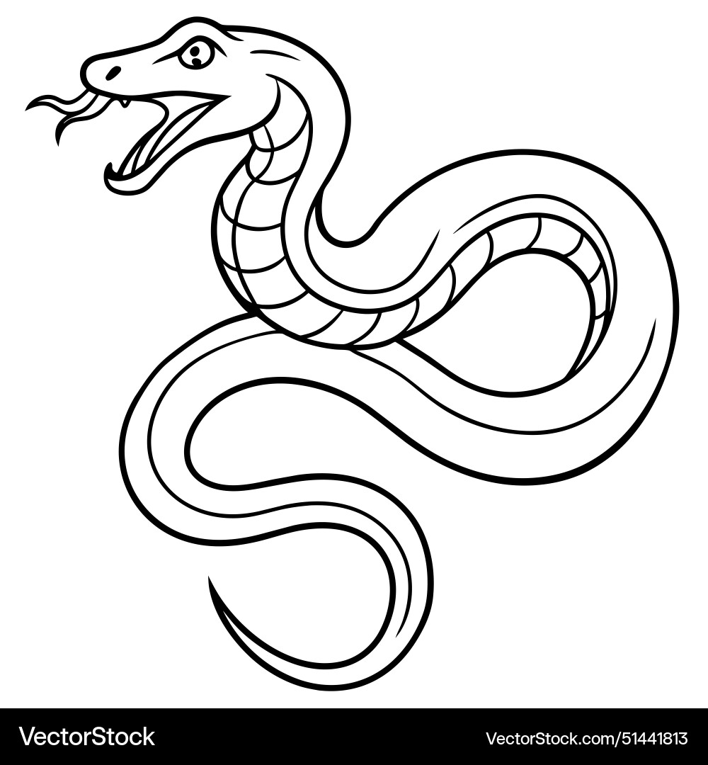Amethystine python jumps icon Royalty Free Vector Image