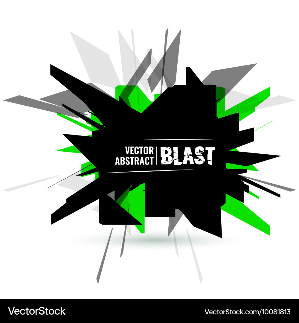 An abstract explosion Vector Image