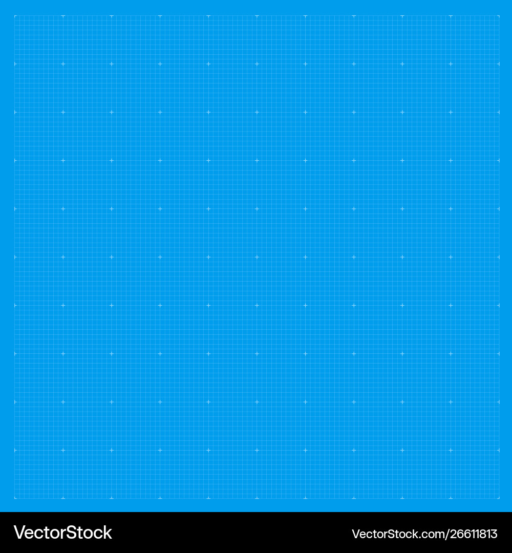 Blueprint Grid Background Vector Image