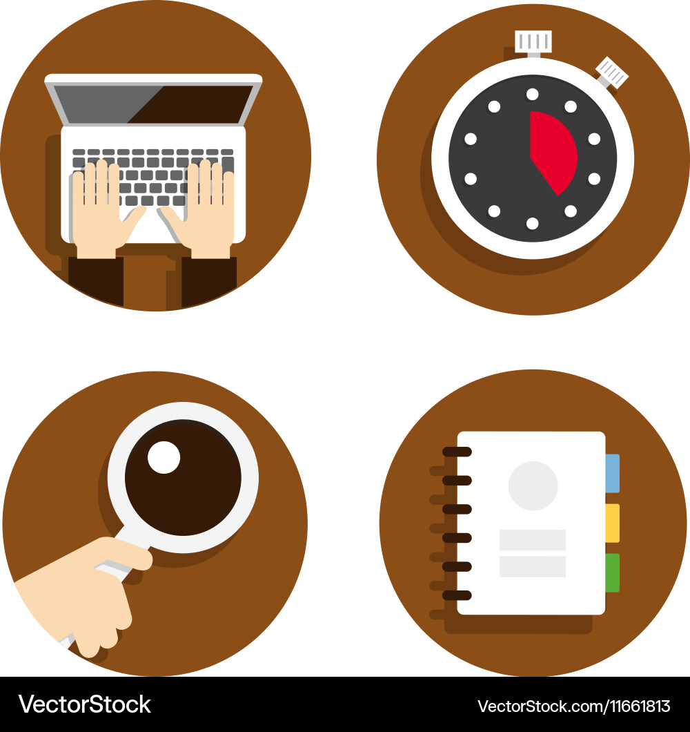 Flat icon for web design vector image