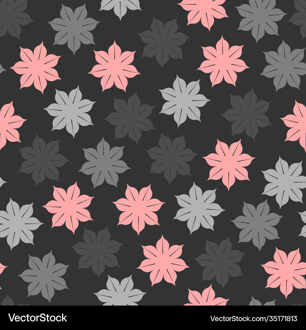Seamless pattern on black background image Seamless pattern on black background image Vector Image