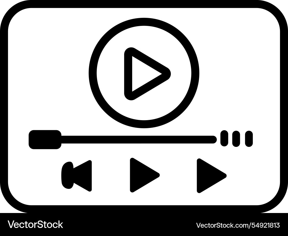 Video guide tutorial and instruction made simple vector image