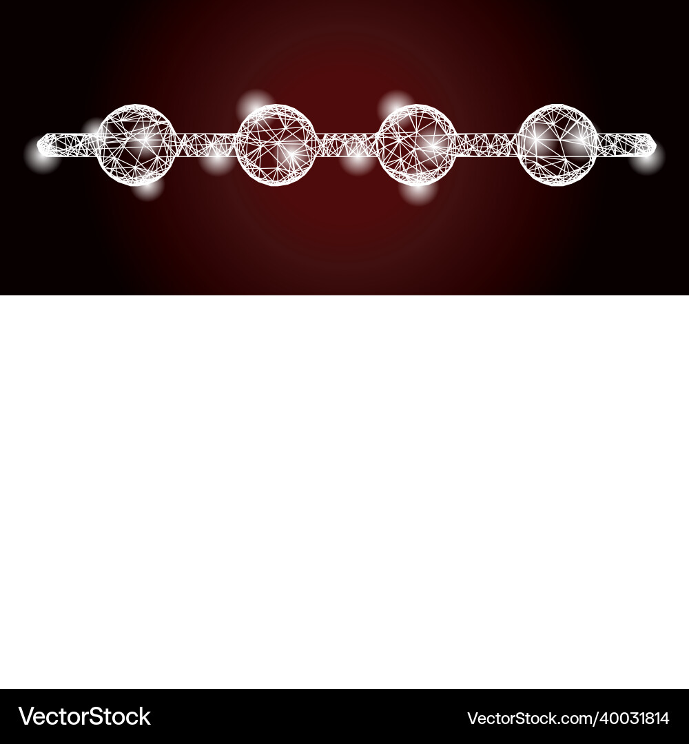 Constellation net mesh connected dots line Constellation net mesh connected dots line vector image