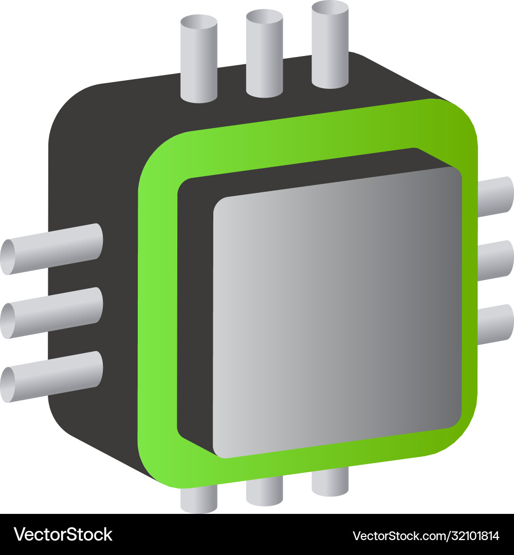 Processor vector image