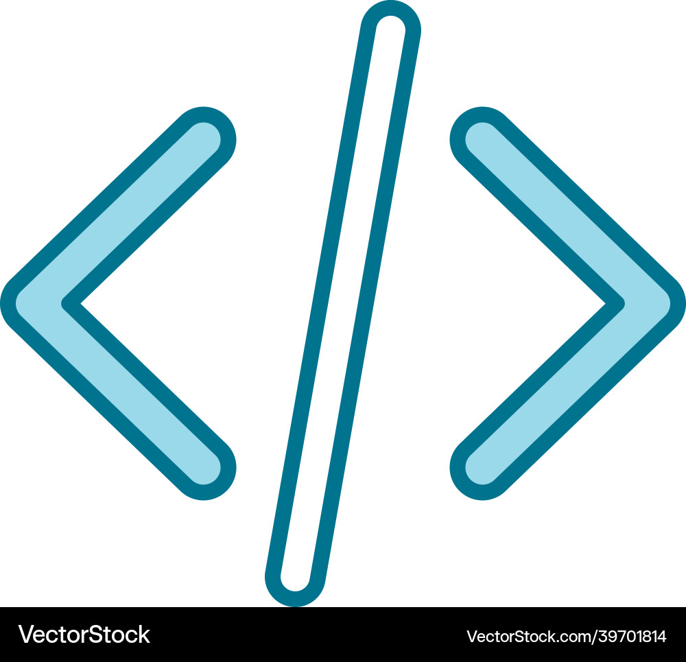 Programming coding icon vector image