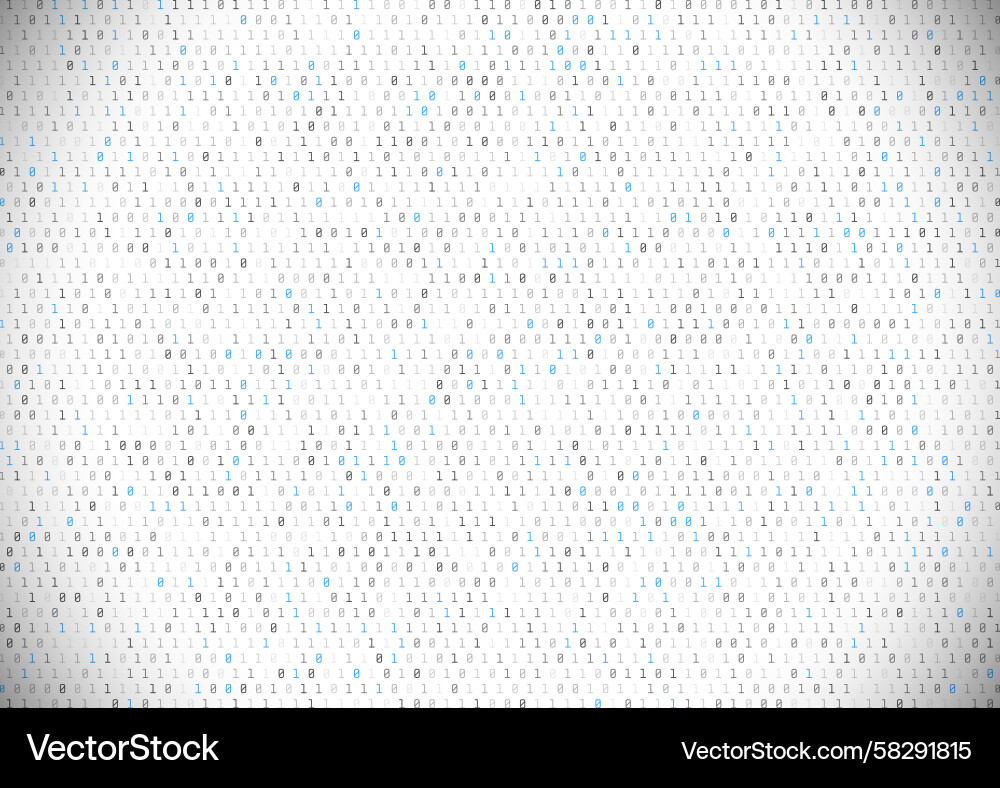 Binary Code Abstract Background Vector Image