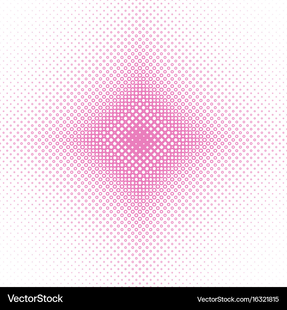 Halftone circle pattern background vector image