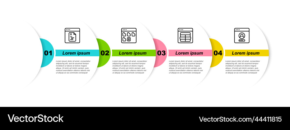 Set line software browser files mysql code Set line software browser files mysql code vector image