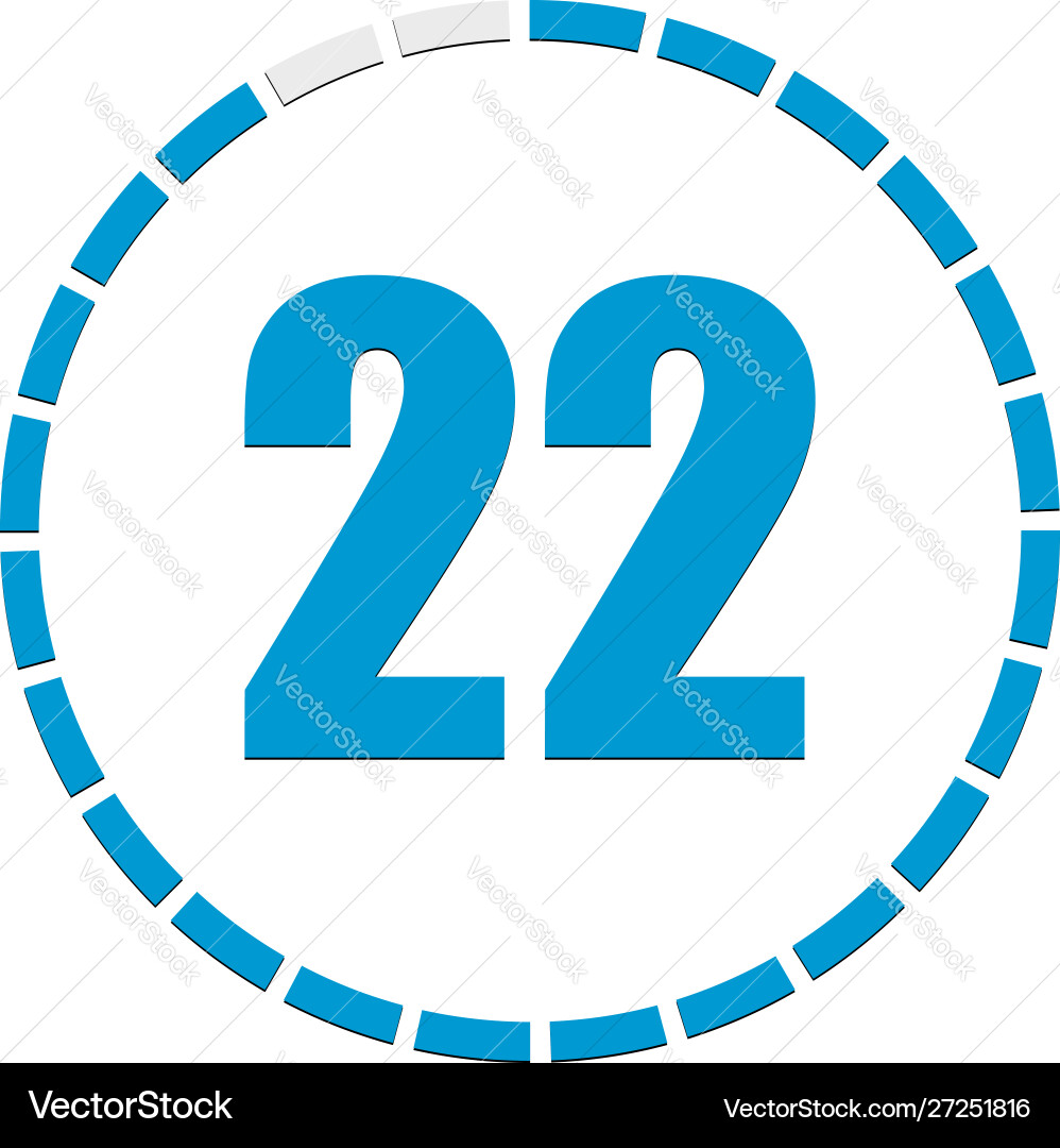 1-24 sectioned indicator circular chart graph 1-24 sectioned indicator circular chart graph vector image