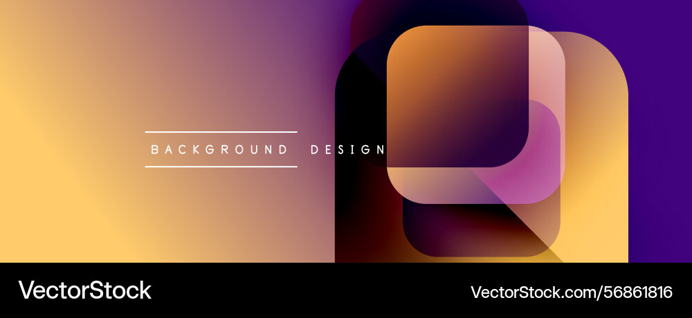 Abstract gradient background overlapping squares Abstract gradient background overlapping squares vector image