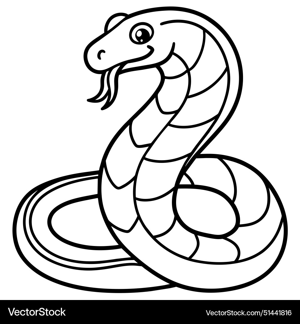 Amethystine python learns icon Royalty Free Vector Image