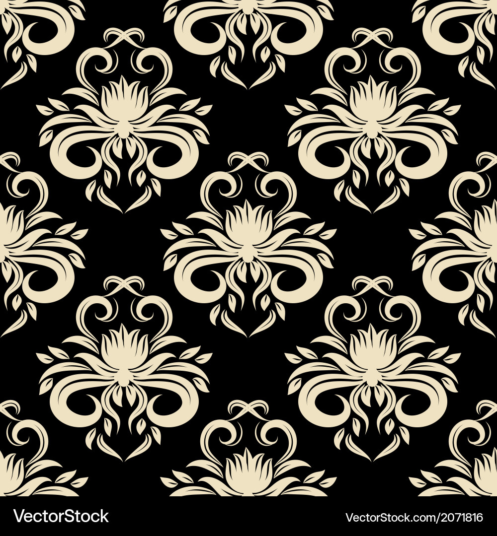 Damask pattern Vector Image
