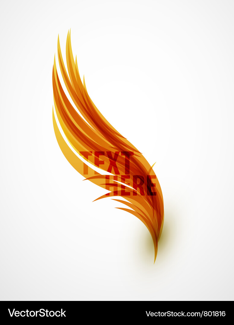 Fluid Text Wave vector image