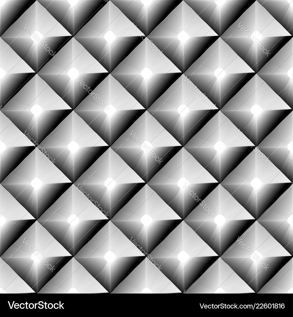 Grayscale geometric pattern with outline Grayscale geometric pattern with outline vector image