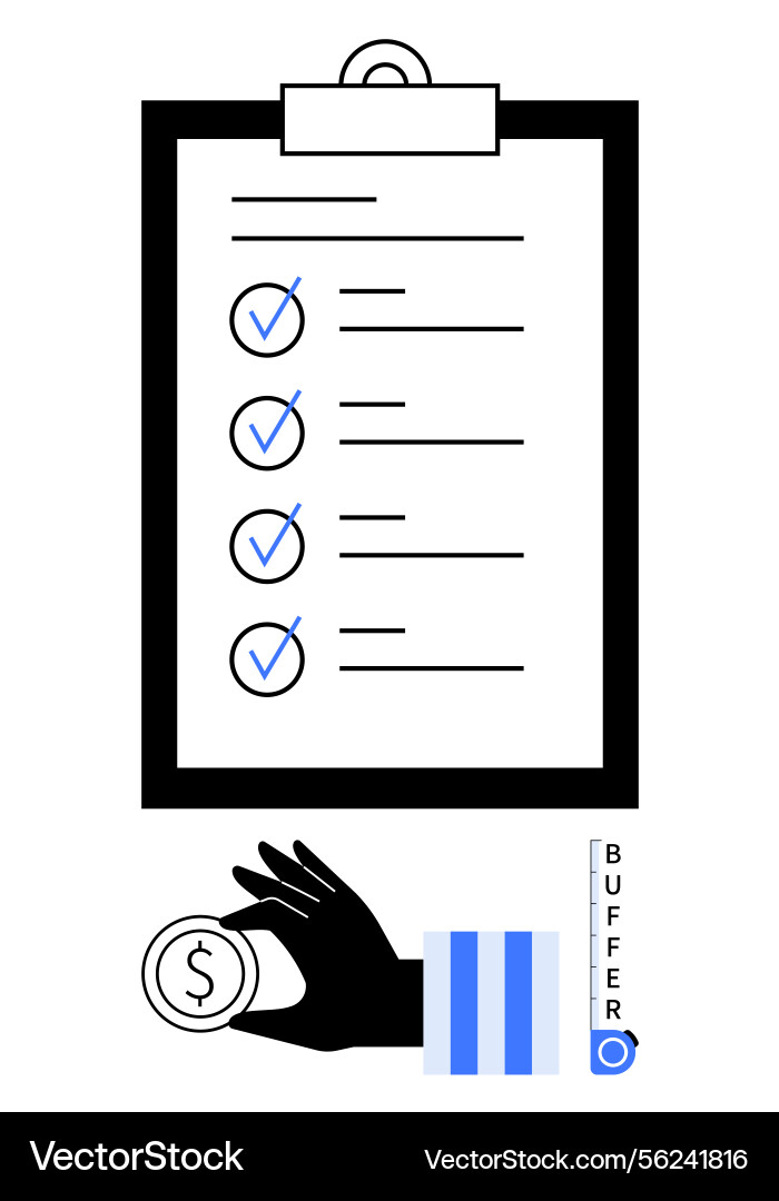 Task checklist with prioritization scale Task checklist with prioritization scale Vector Image
