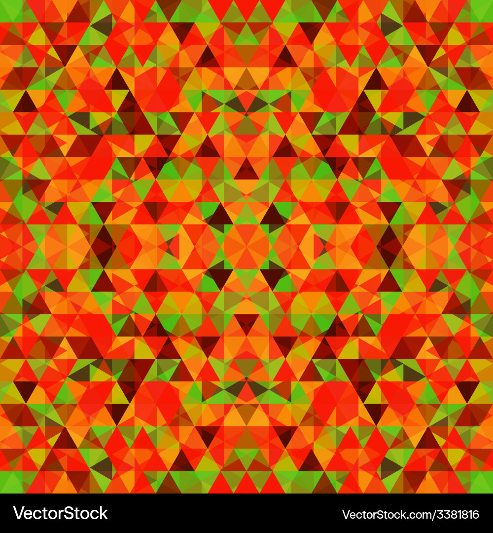 Triangular mosaic colorful background Vector Image