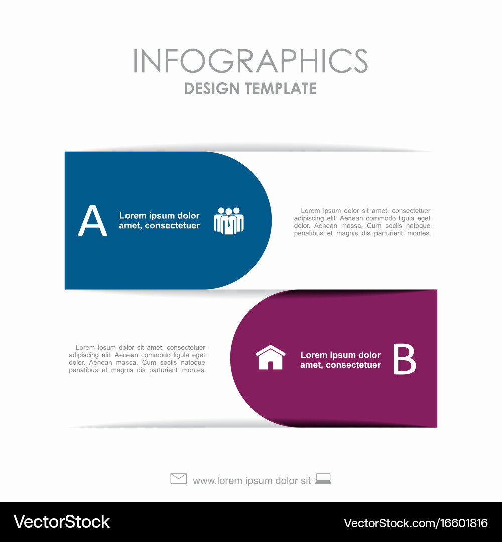 Workflow Diagram Template - Step Layout Vector Image
