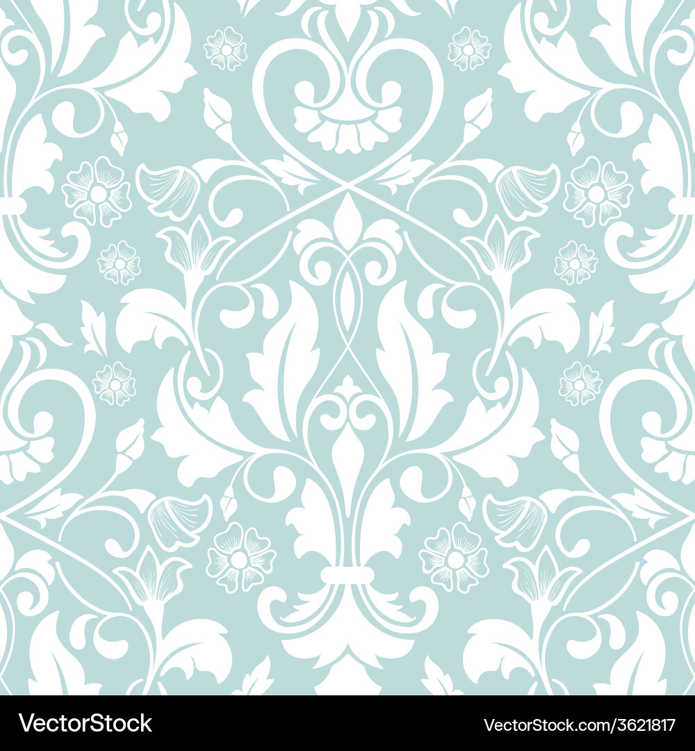Elegant Damask Pattern Vector Image