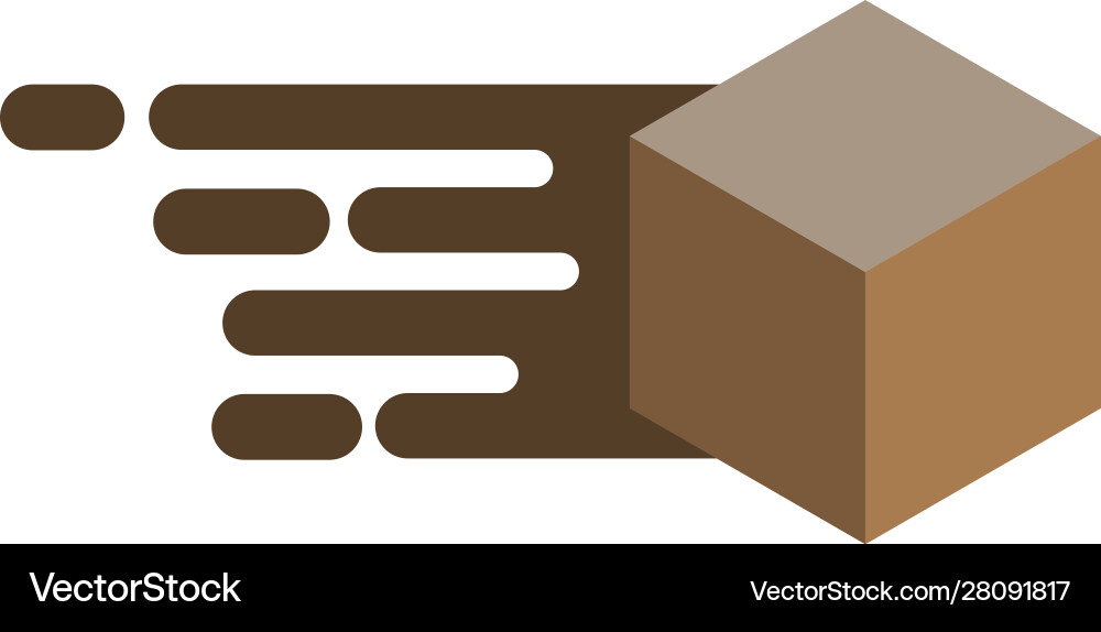 Fast box icon design template isolated Vector Image