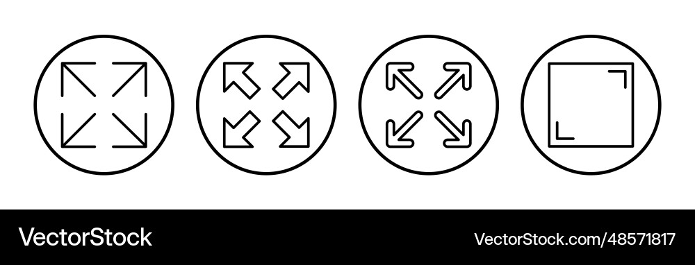 Fullscreen icon expand Fullscreen icon expand vector image