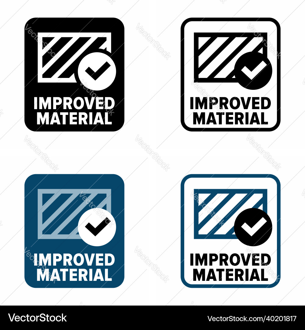 Material Information Signs Royalty Free Vector Image