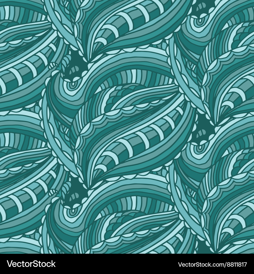 Ocean Wave Pattern Vector Image