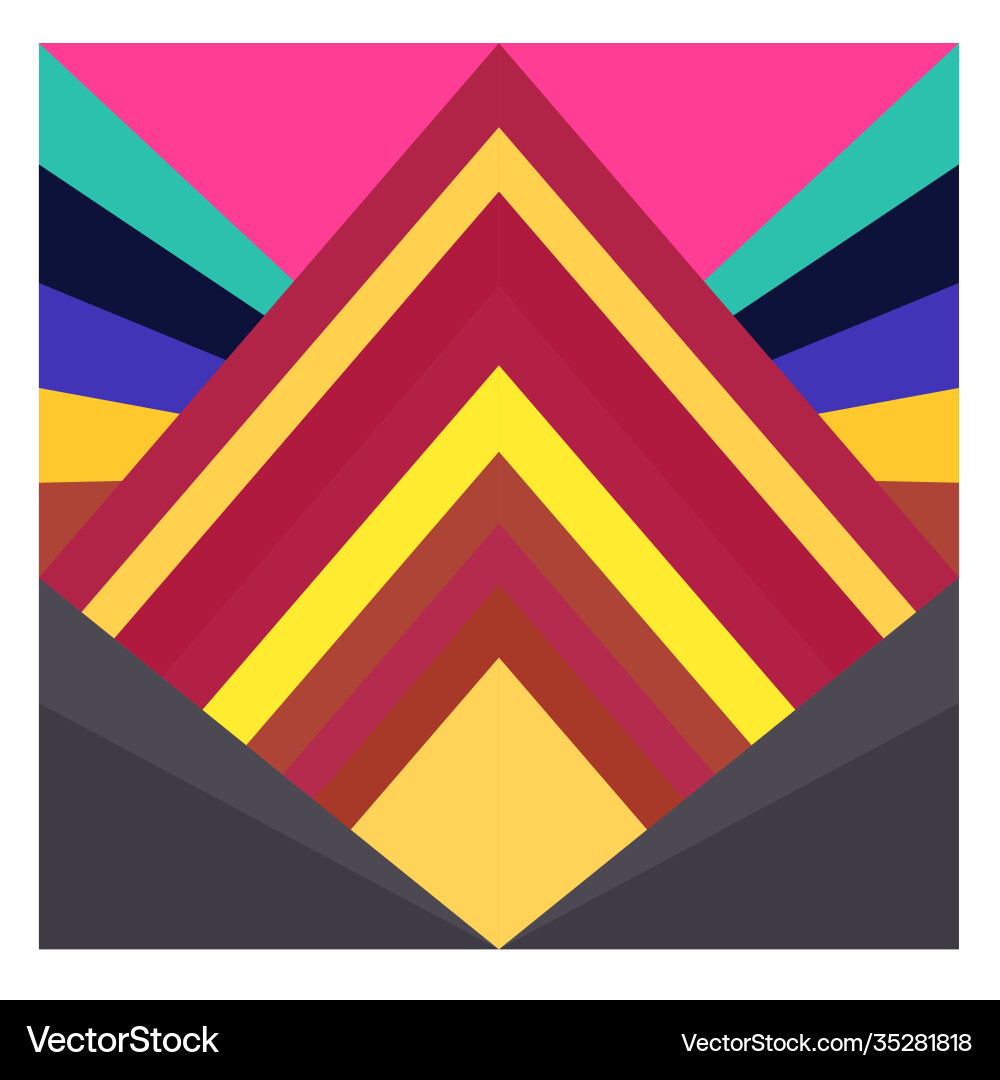 Colorful geometric and curve background pattern Colorful geometric and curve background pattern vector image