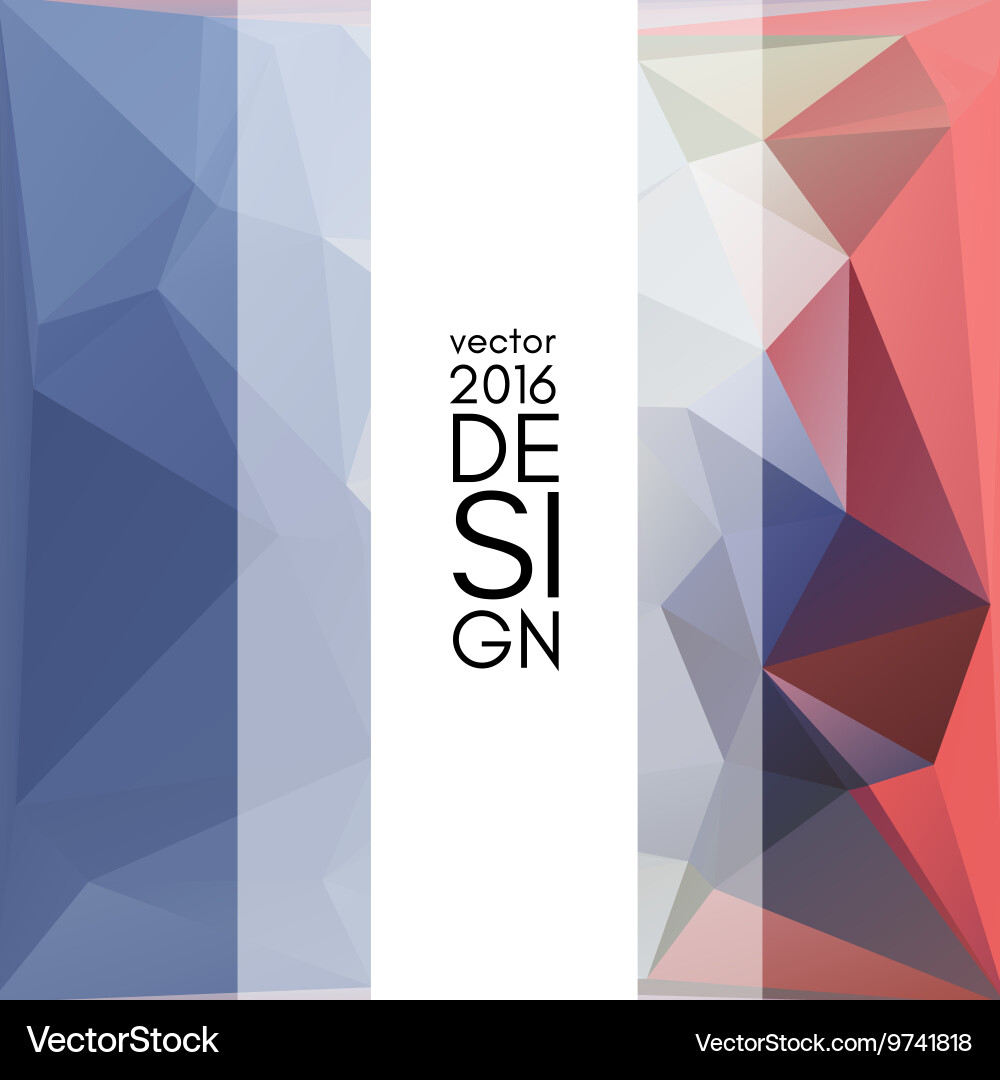 Geometric triangular abstract background vector image