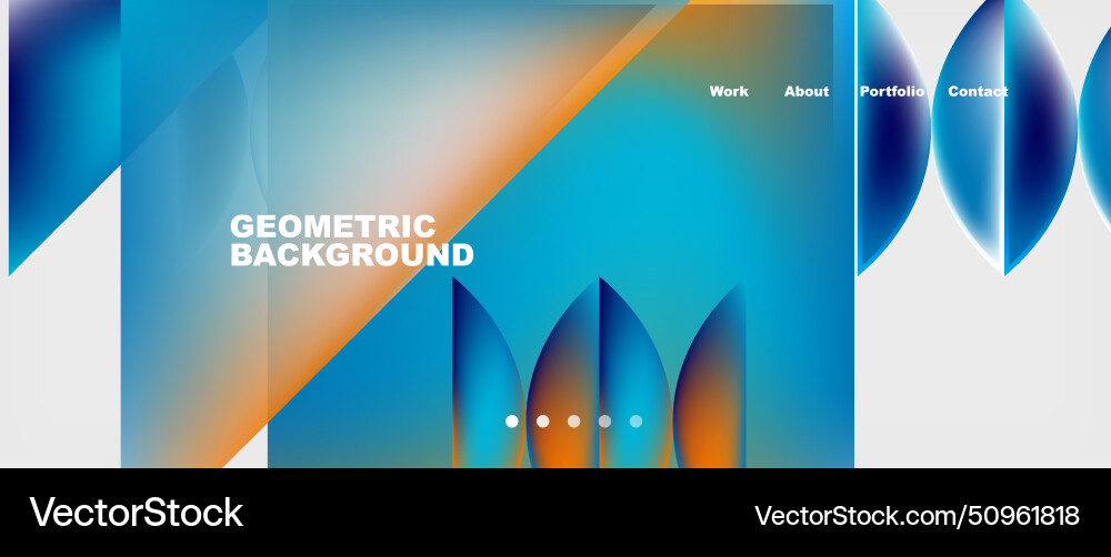 Glassmorphism geometric abstract background Glassmorphism geometric abstract background vector image