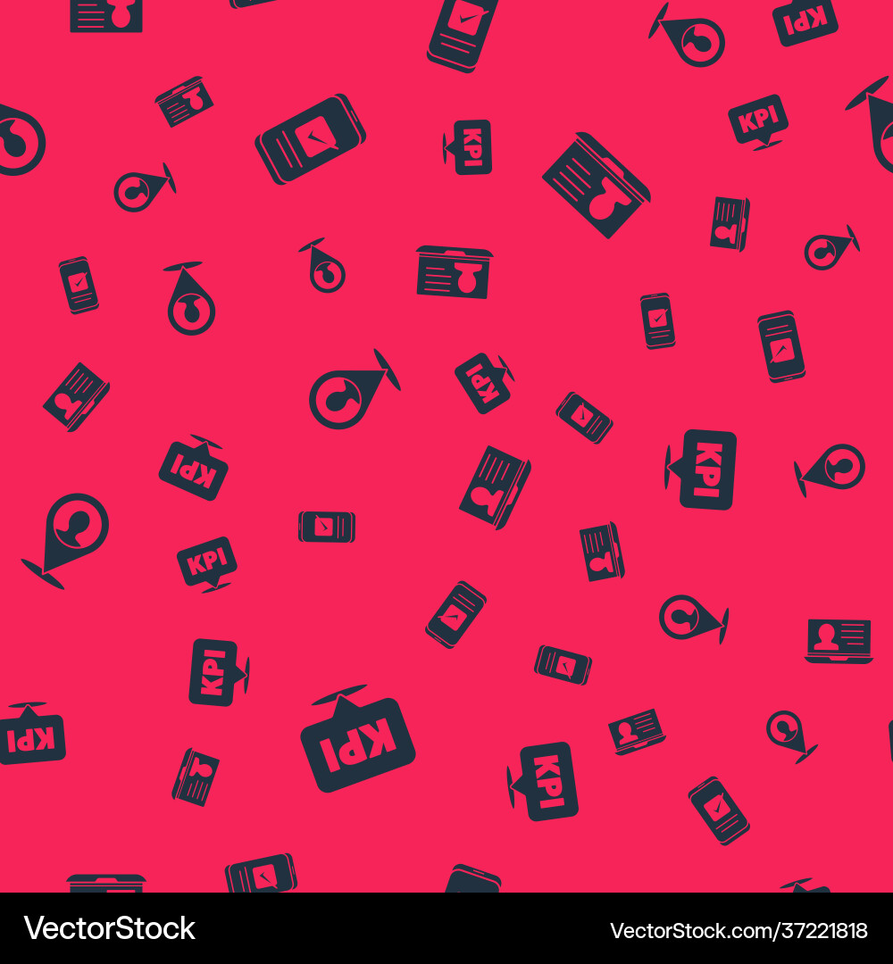 Set key performance indicator smartphone Set key performance indicator smartphone vector image