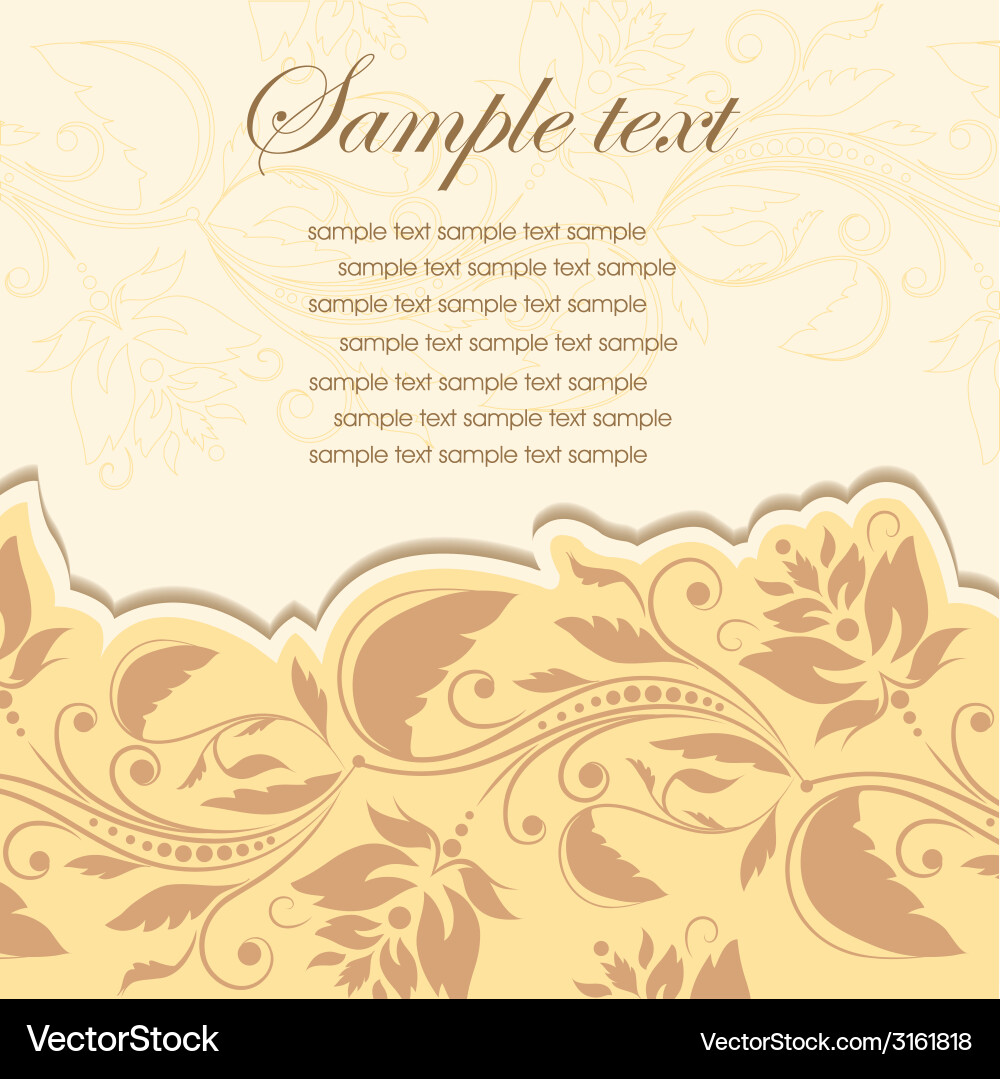 Template frame abstract background vector image