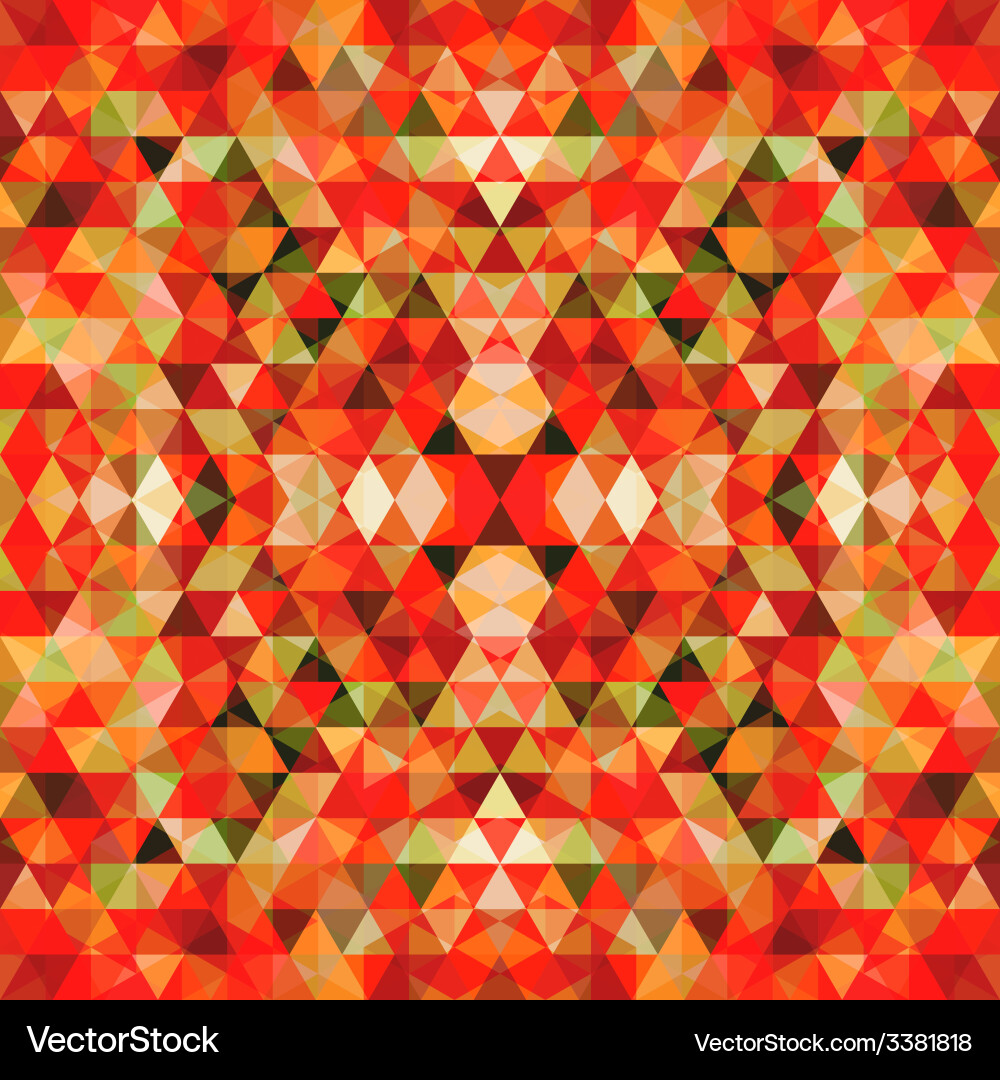 Triangular mosaic colorful background Vector Image