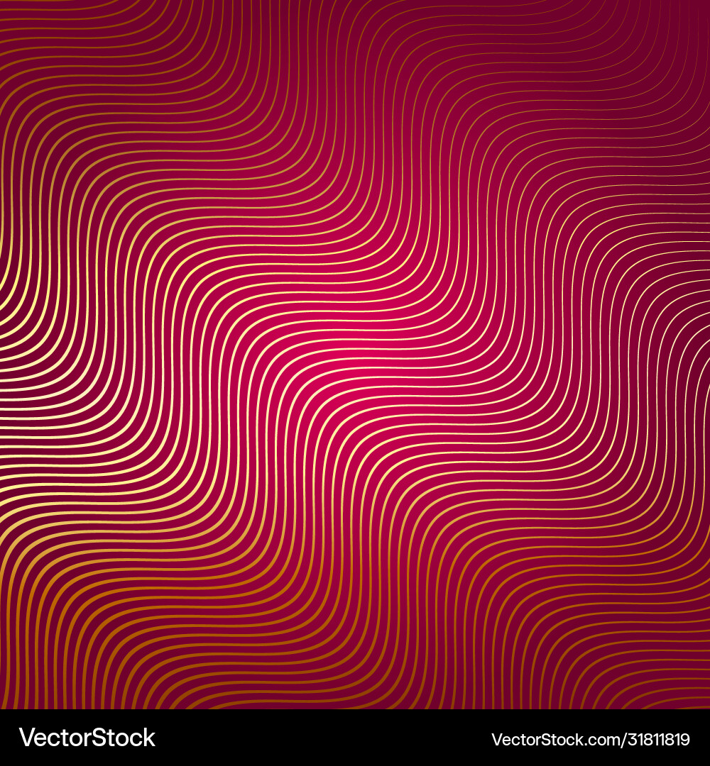 Abstract background with wavy lines pattern design vector image