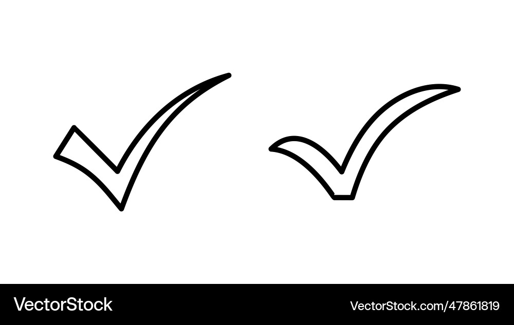 Check icon mark list button Check icon mark list button vector image