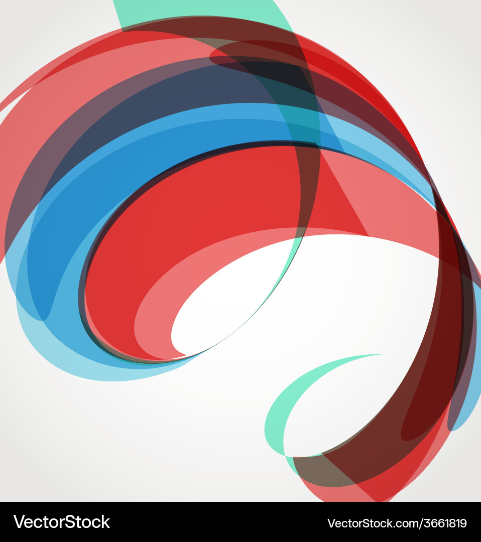 Dynamic Colorful Wave Background vector image