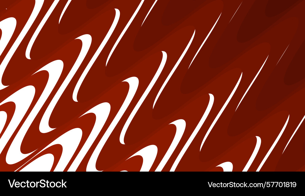 Red stripes wavy line abstract seamless pattern Vector Image